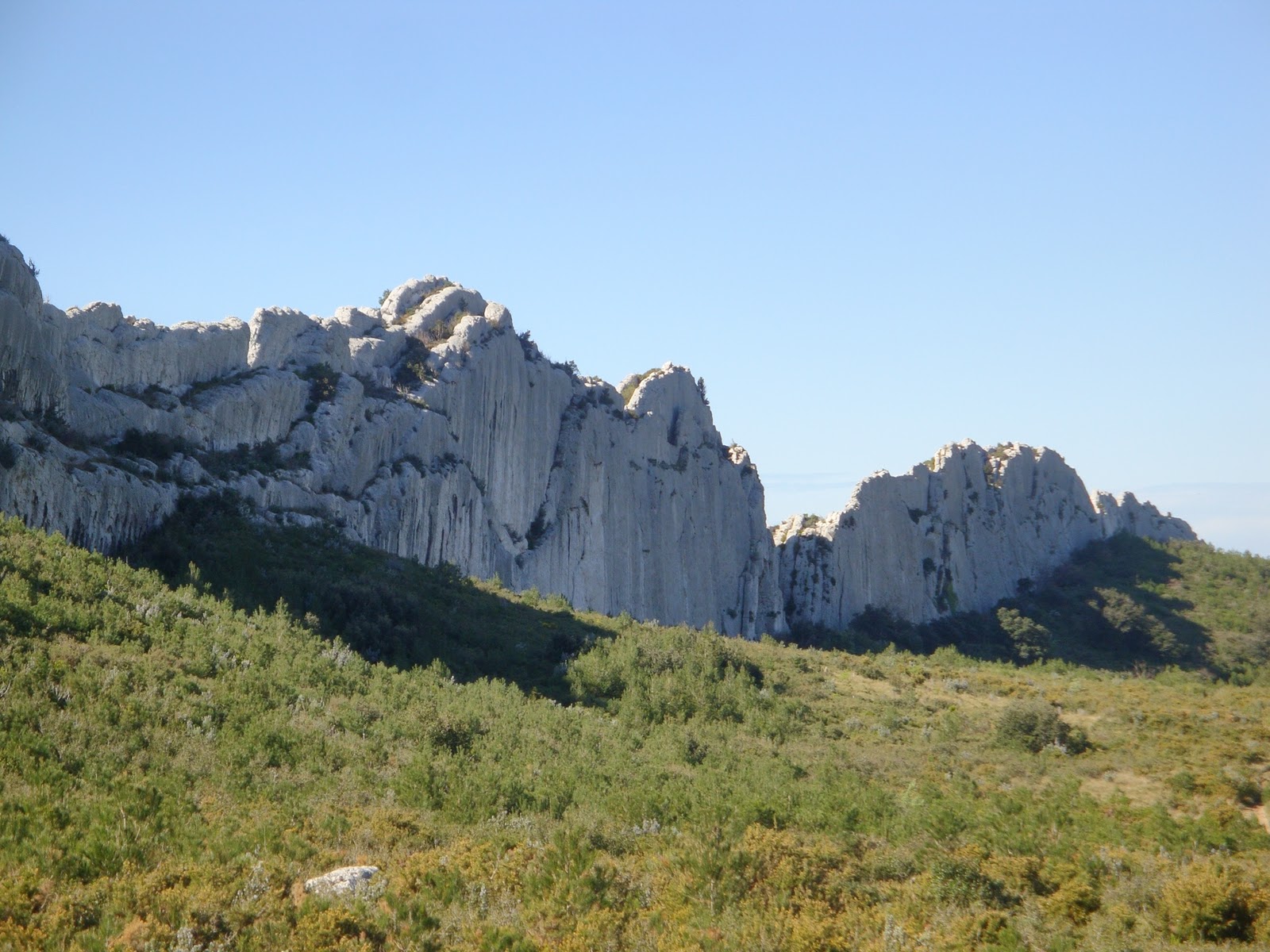 escalade à Mouries